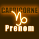 N�on zodiaque capricorne