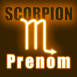 N�on zodiaque scorpion
