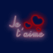 N�on "Je t'aime" anim�