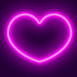 N�on en forme de coeur