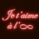 N�on "Je t'aime � l'infini"