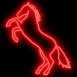 N�on Cheval cabr�