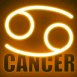 N�on zodiaque cancer