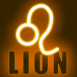 N�on zodiaque lion