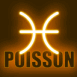 N�on zodiaque poisson
