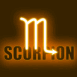 N�on zodiaque scorpion