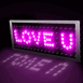 Panneau � diodes "Love U"