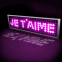 Diodes n�on roses "Je t'aime"