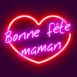 Coeur non "Bonne fte maman"