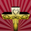 Croix orn�e rayonnante